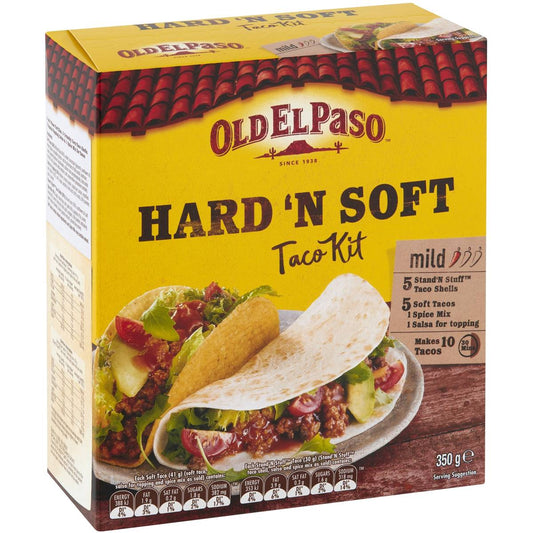Old El Paso Kit Taco Hard 'n Soft 350g
