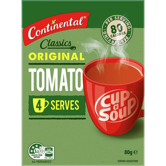 Continental Cup A Soup Original Tomato (4pk) 80g