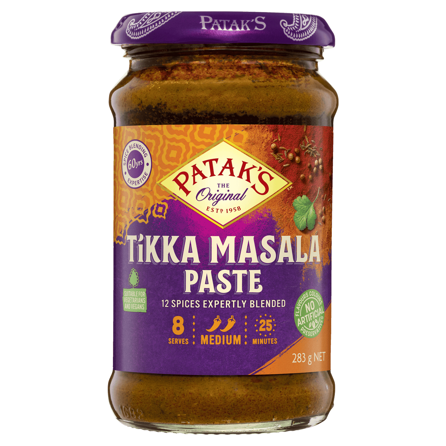 Patak's Tikka Masala Curry Paste 283g