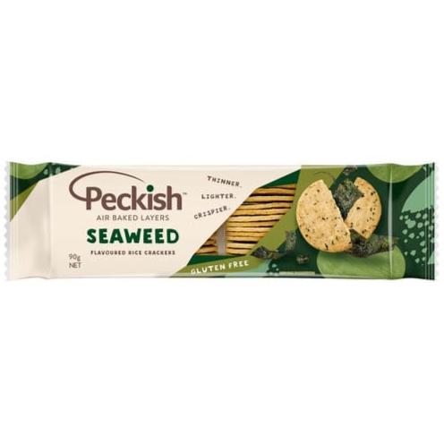 Peckish Rice Crackers Seaweed 90g