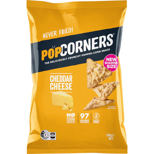 Popcorners Popcorn Chips Cheddar 130g