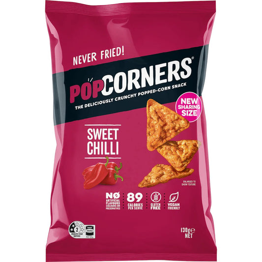 Popcorners Popcorn Chips Sweet Chilli 130g