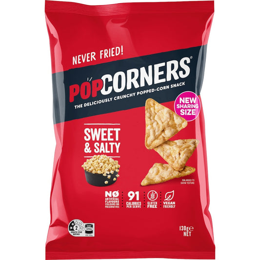 Popcorners Popcorn Chips Sweet & Salty 130g