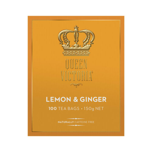 Queen Victoria Lemon & Ginger (100pk) 150g