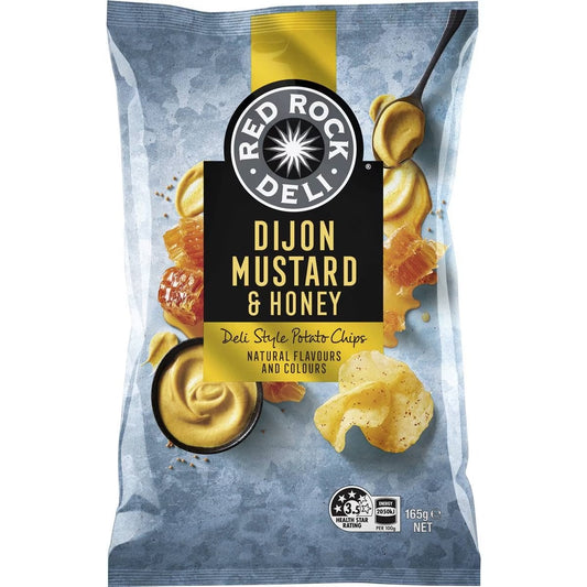 Red Rock Deli Chips Dijon Mustard & Honey 165g