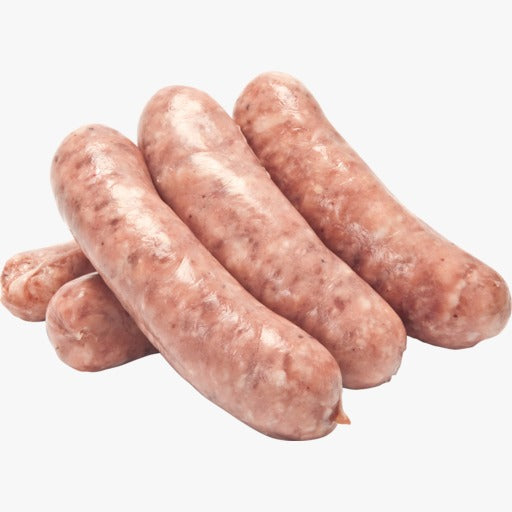 Frozen Sausages Pork Plain (Thick) (5 links) 500g