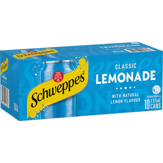 Schweppes Can (10pk) Lemonade 375ml