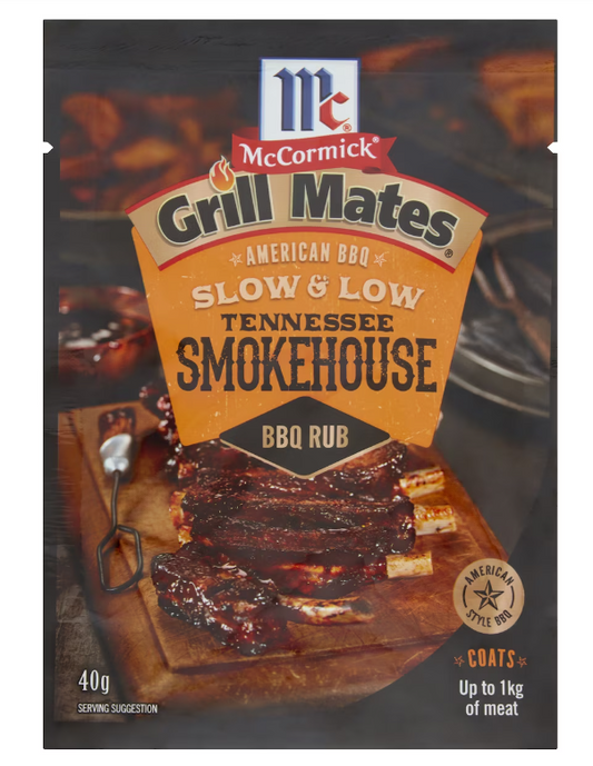 McCormick Grill Mates Tennessee Smokehouse American BBQ Rub 40g