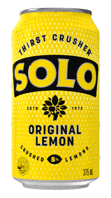 Solo Thirst Crusher Original Lemon 375ml