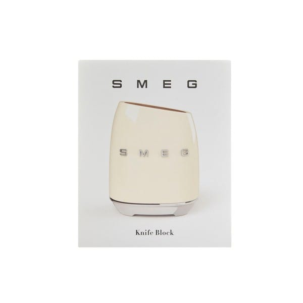 Smeg Knife Block - Cream