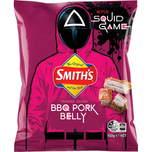 Smith's Crinkle Cut BBQ Pork Belly 150g