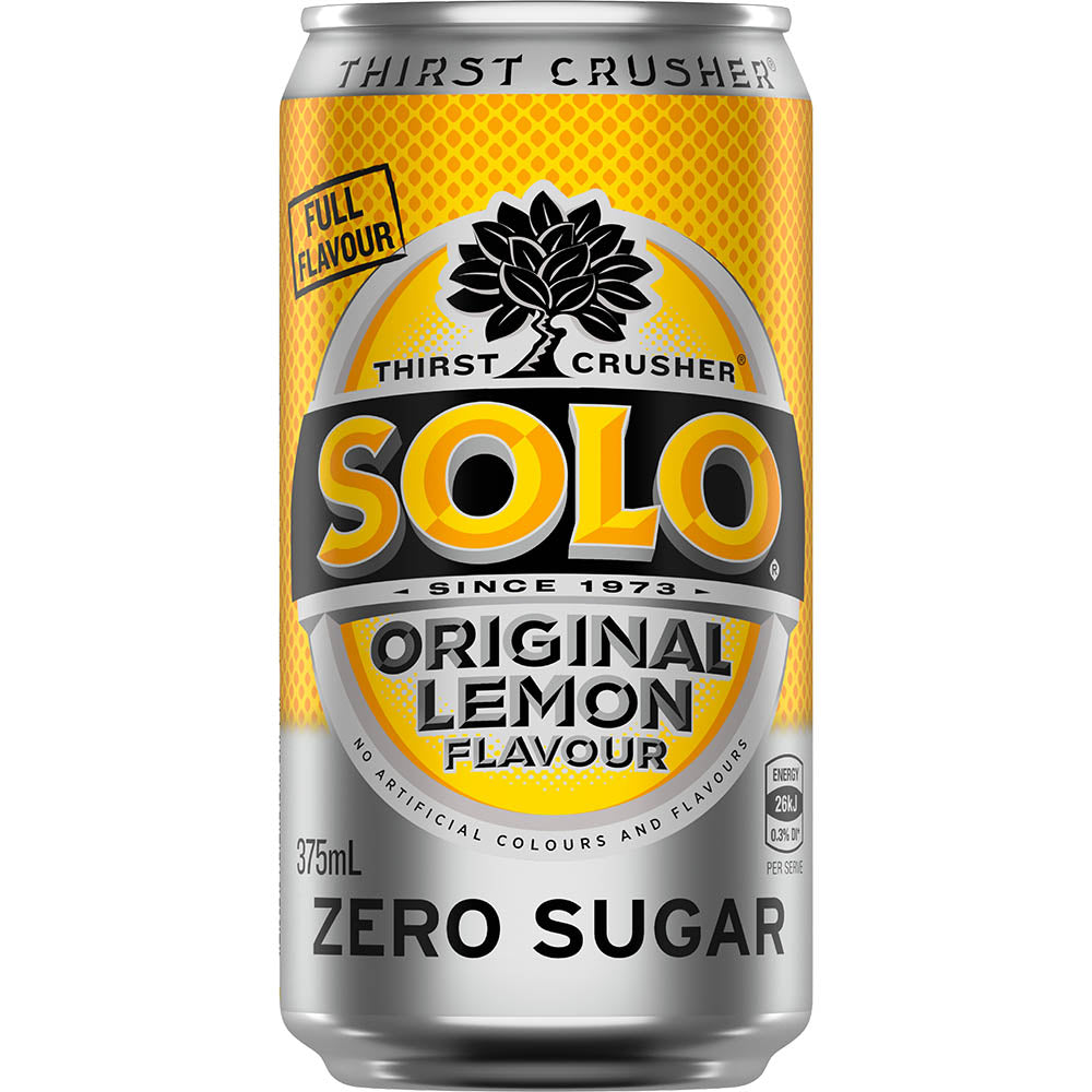 Solo Original Lemon Zero Sugar 375ml – Bunnasia