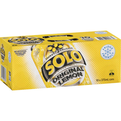 Solo (10pk) Original Lemon 375ml