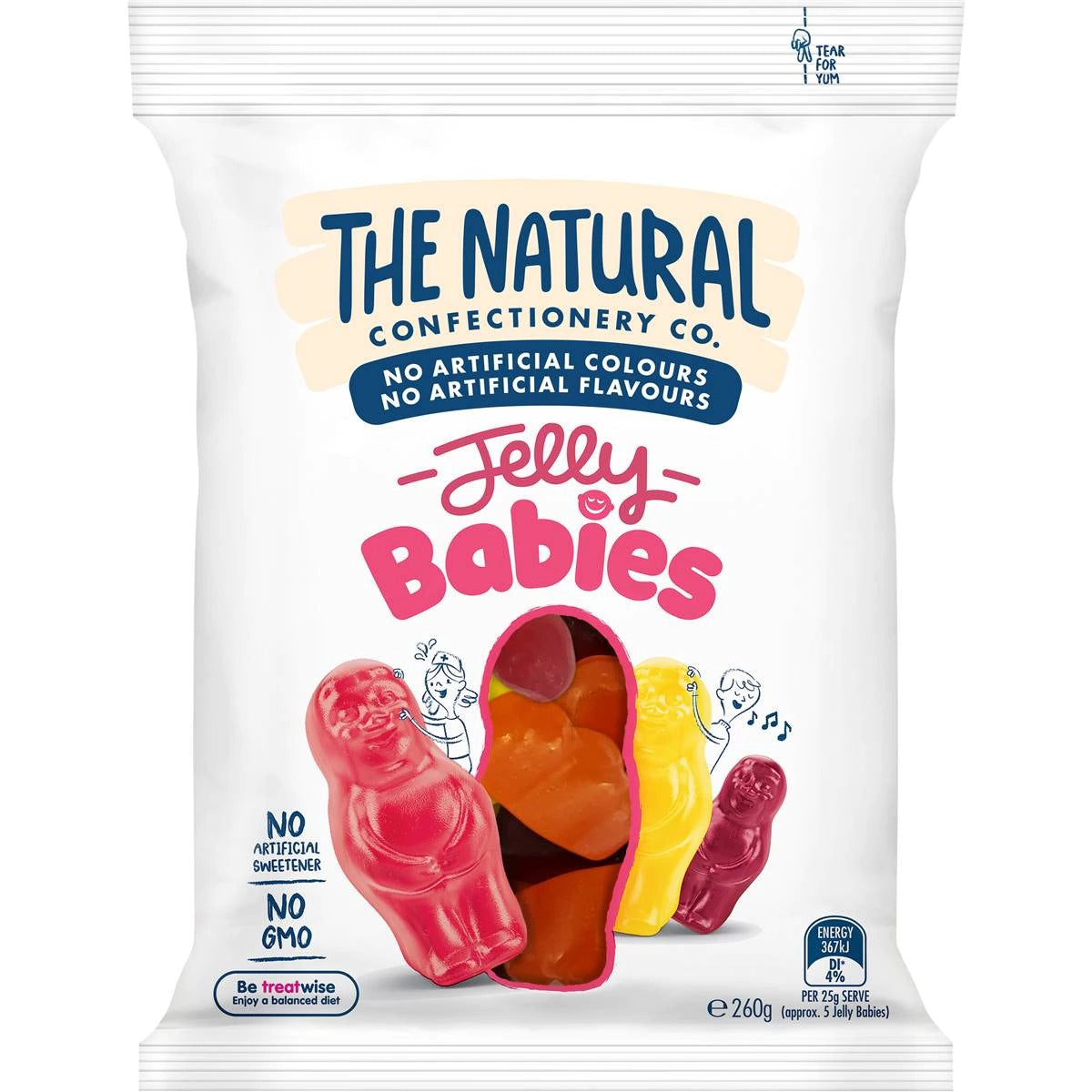 Natural Confectionery Jelly Babies