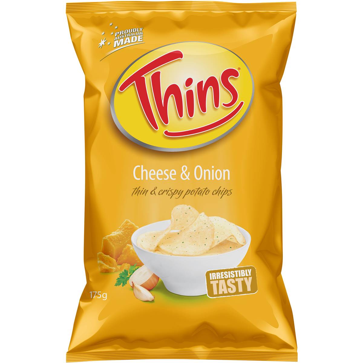 Thins Chips Cheese & Onion 175g