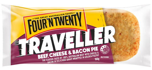 Four N Twenty Traveller Beef, Cheese & Bacon 160g