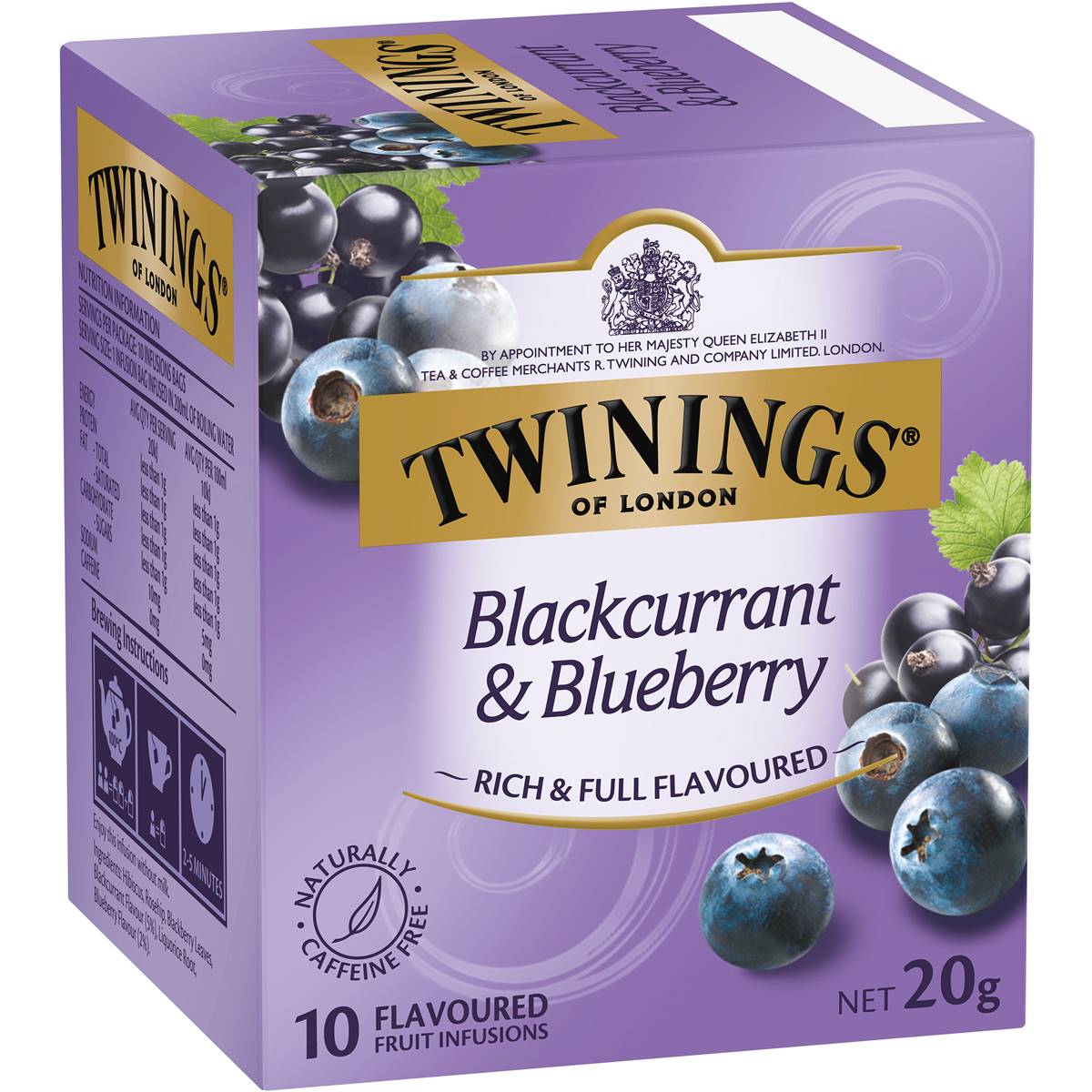 Twinings Blackcurrant & Blueberry (10pk) 20g