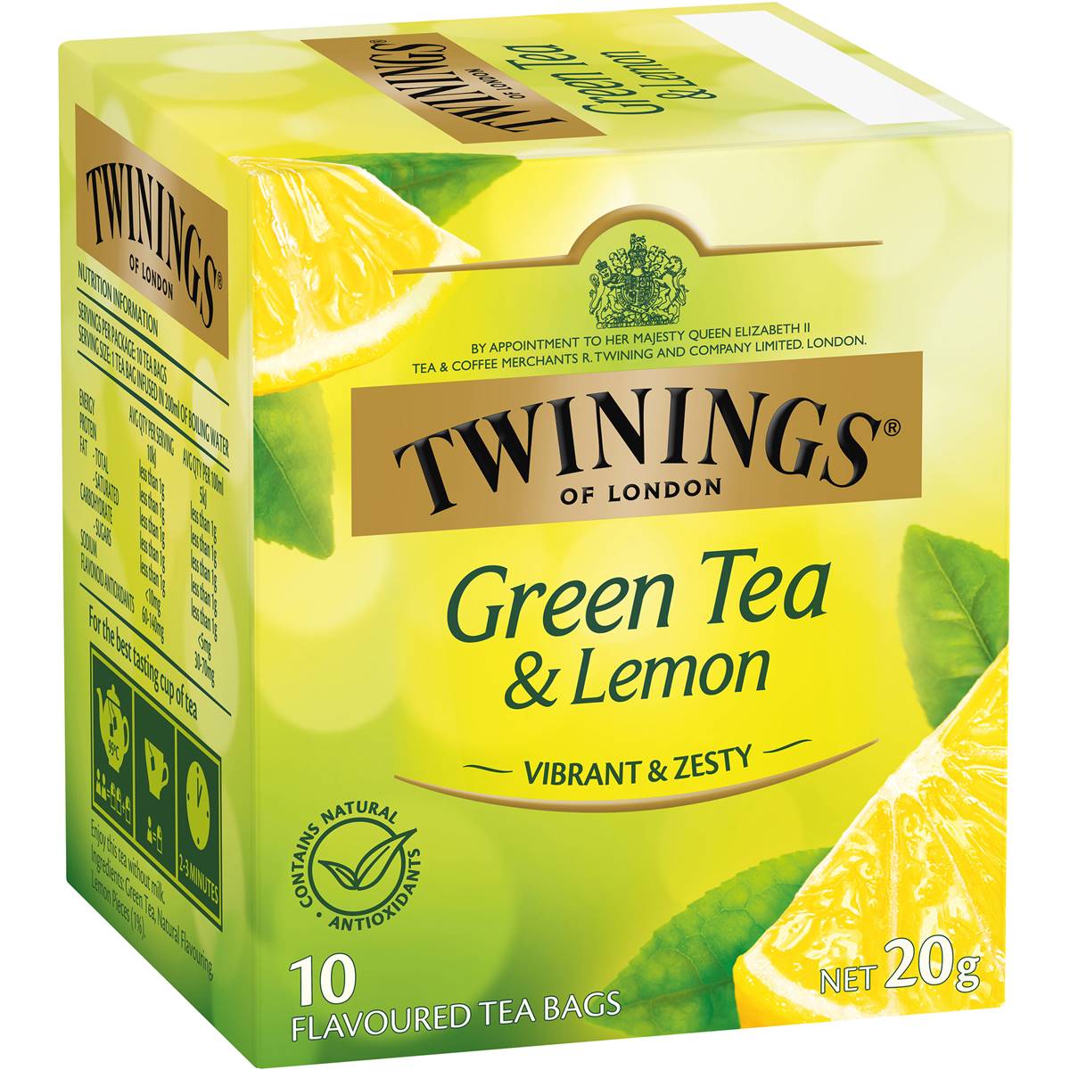 Twinings Green Tea & Lemon (10pk) 20g