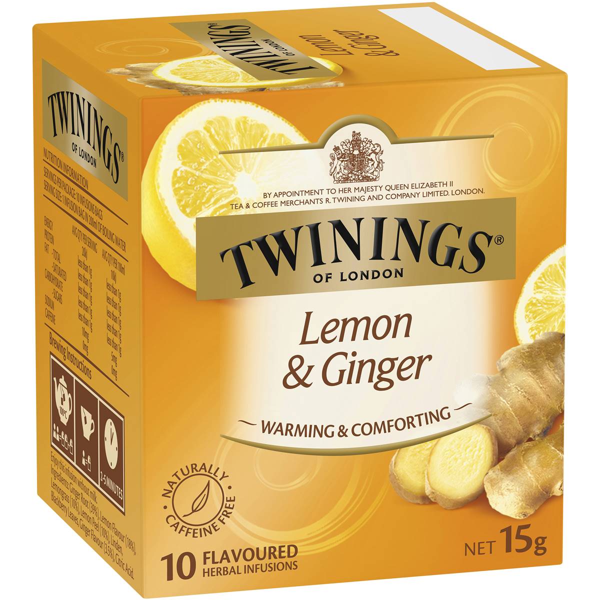 Twinings Lemon & Ginger (10pk) 15g
