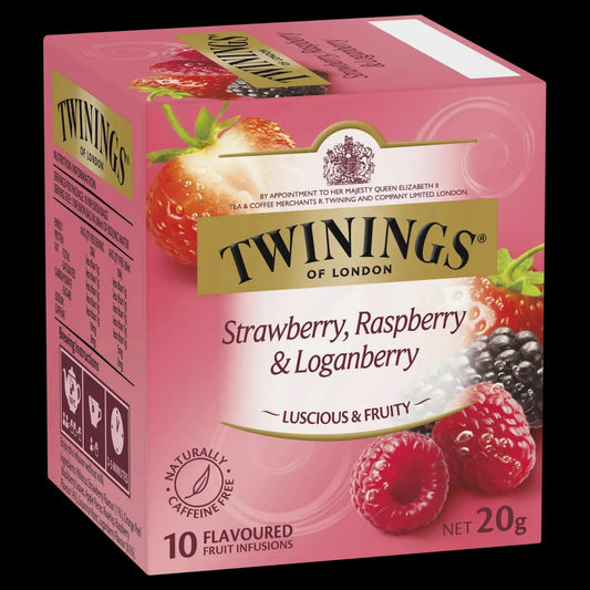 Twinings Strawberry, Raspberry & Loganberry (10pk) 20g