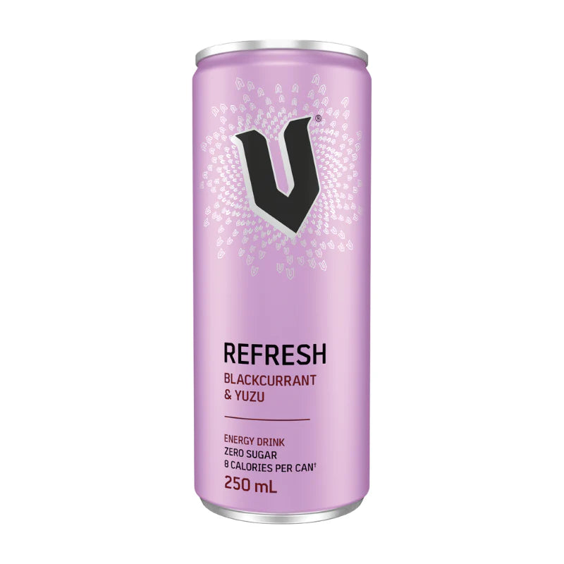 V Refresh Energy Drink Zero Sugar Blackcurrant & Yuzu 250mL