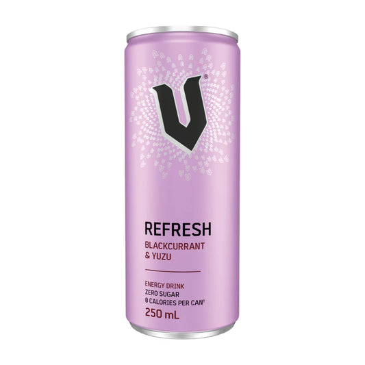 V Refresh Energy Drink Zero Sugar Blackcurrant & Yuzu 250mL