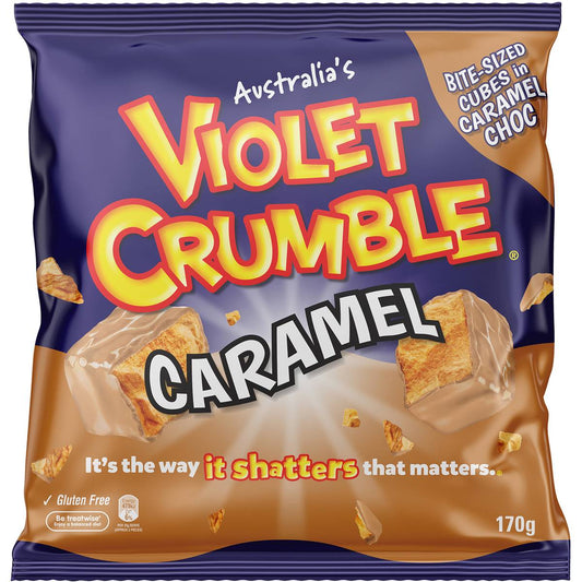 Australia's Violet Crumble Bites Caramel 180g