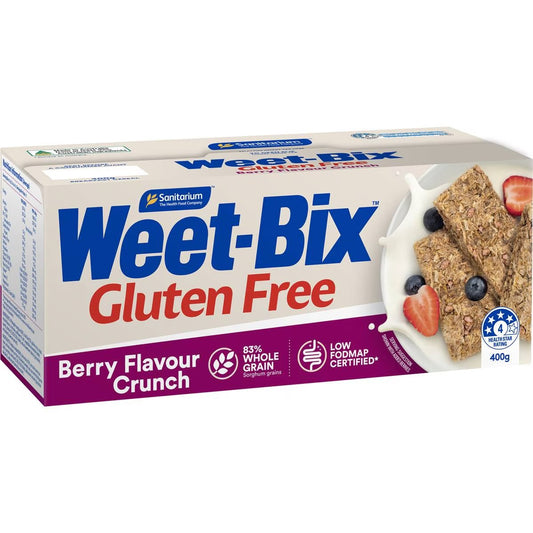 Sanitarium Weet-Bix Berry Flavour Crunch Gluten Free 400g