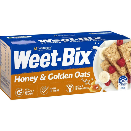 Sanitarium Weet-Bix Honey & Golden Oats 450g