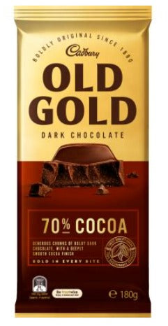 Cadbury Block Old Gold 70% Cocoa 180g
