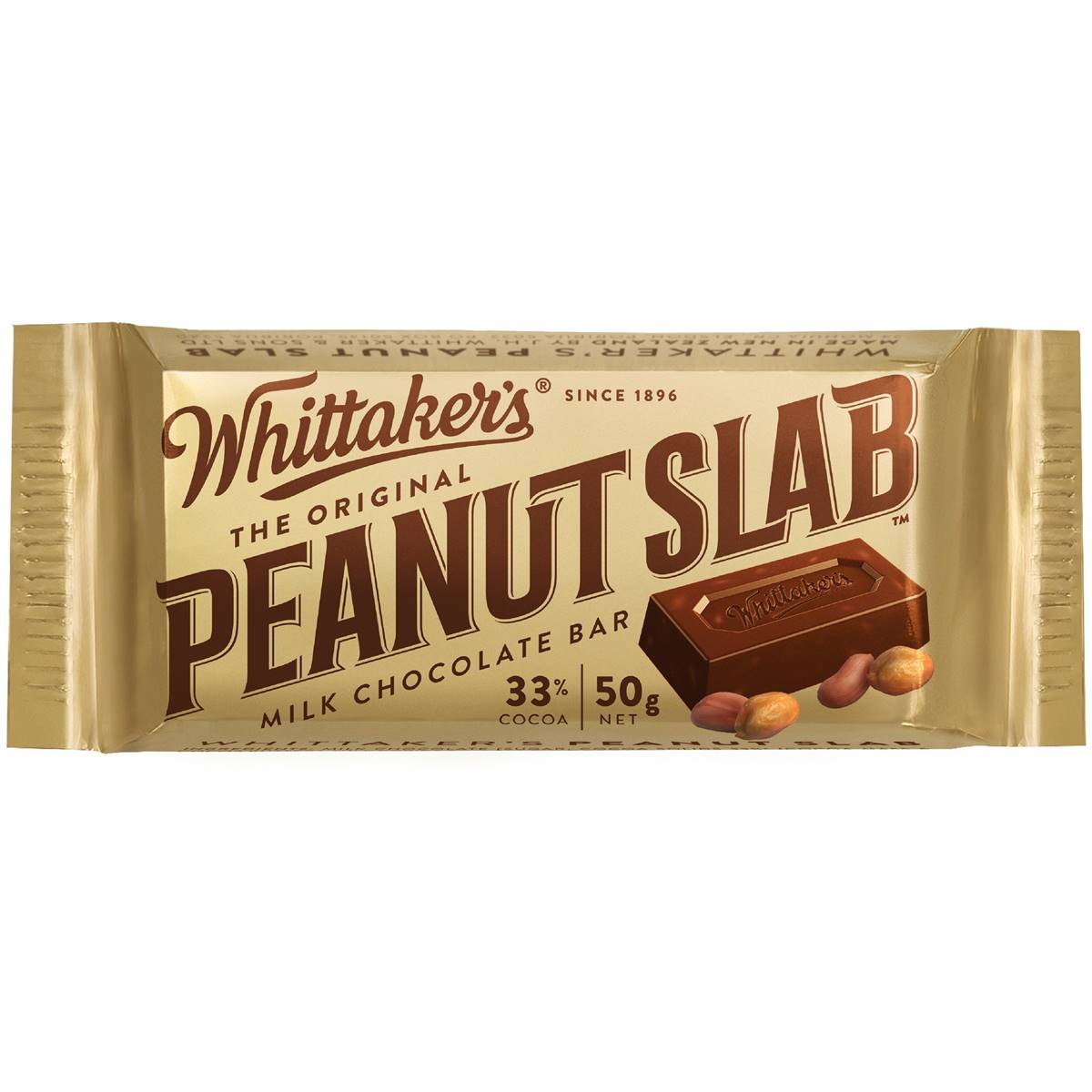 Whittaker's Peanut Slab 50g