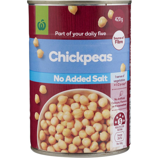 Woolworths Beans Chickpeas 420g