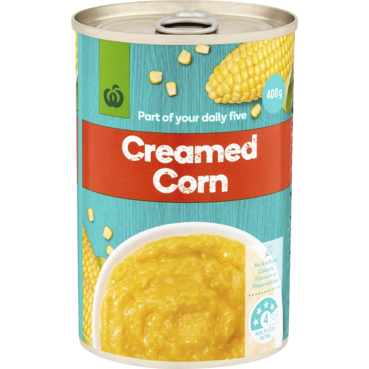 Woolworths Corn Creamed 400g