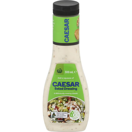 Woolworths Dressing Caesar Salad 300ml
