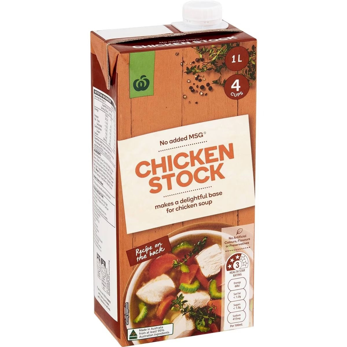 Woolworths Liquid Stock Chicken 1L