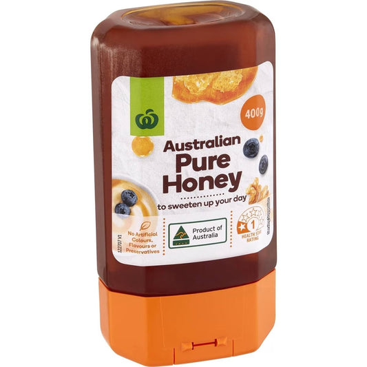 Woolworths Honey Pure Honey Australian 400g