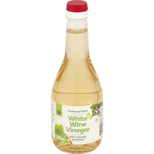 Woolworths Vinegar White Wine 500ml