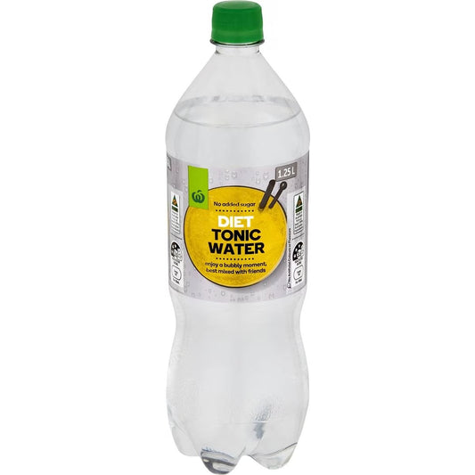 Woolworths Tonic Water Diet 1.25L