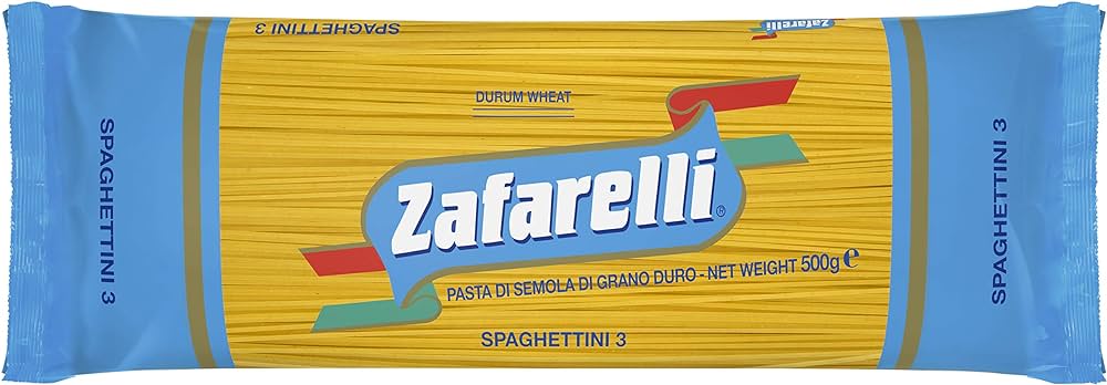 Zafarelli Pasta Spaghettini (No.3) 500g