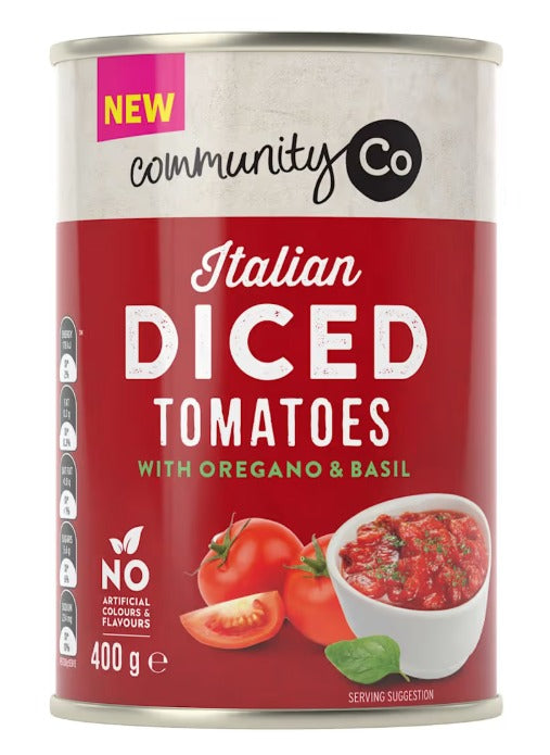 Community Co Diced Tomatoes Herb 400g