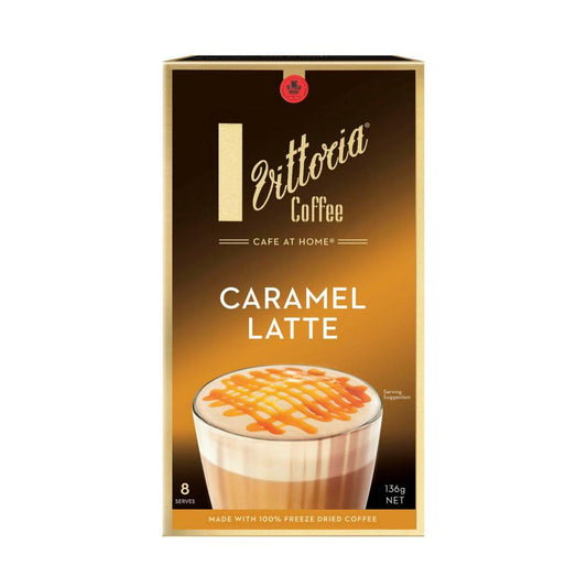 Vittoria Caramel Latte Coffee Sachets | 8 Pack