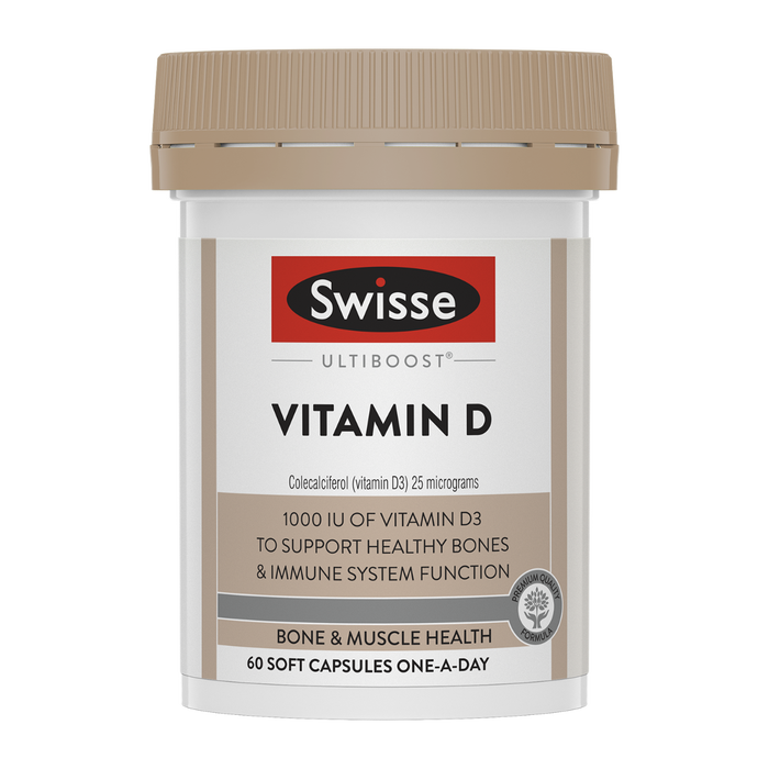 Swisse Ultiboost Vitamin D For Bone Health Support