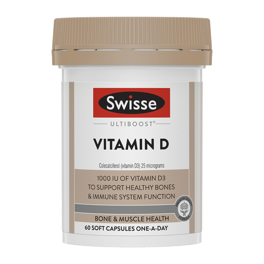 Swisse Ultiboost Vitamin D For Bone Health Support
