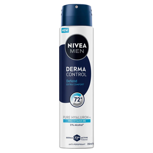 Nivea Men Aerosol Deodorant Derma Control Defend  250mL