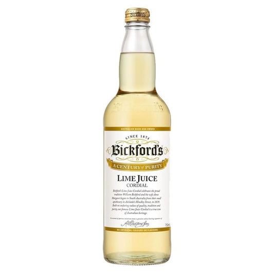 Bickford's Lime Cordial  750mL