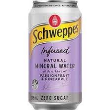 Schweppes Can Infused Passionfruit & Pineapple 375ml