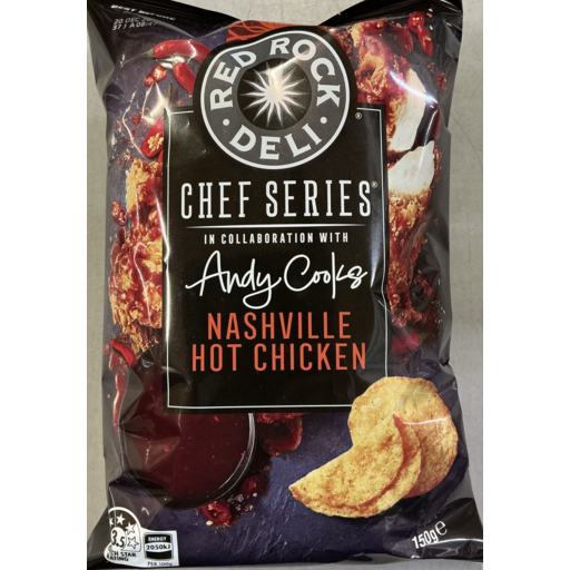 Red Rock Deli Nashville Hot Chicken Chips 150g