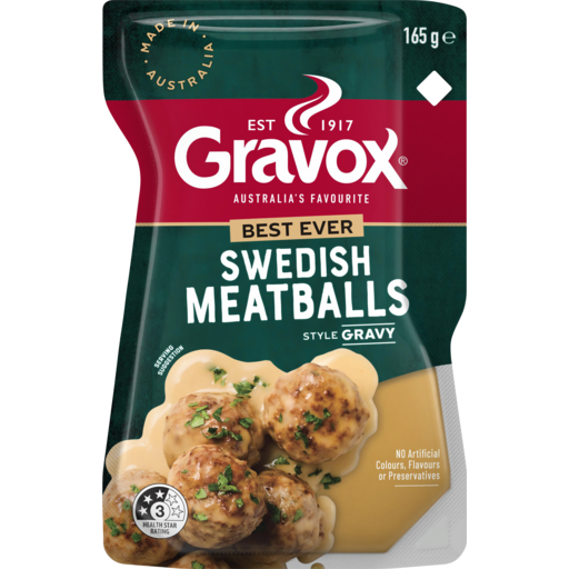 Gravox Best Ever Swedish Meatballs Style Gravy 165g