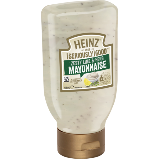 Heinz Seriously Good Zesty Lime & Herb Mayonnaise 295mL