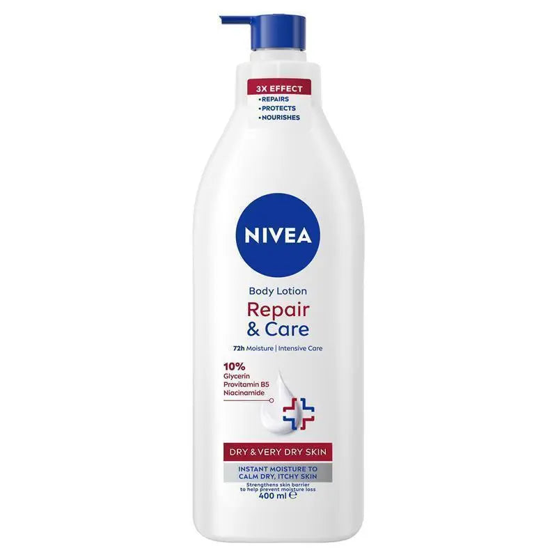 Nivea Repair & Care Body Lotion 72hr Moisture & Intensive Care 400mL